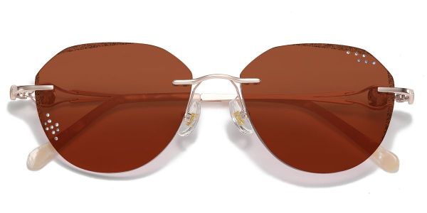 ISSILO Rimless R137 L Tint Brown